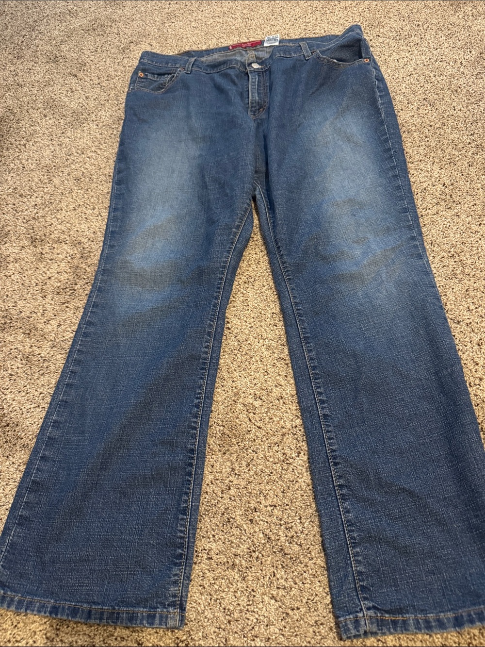 Levi's 515 Y2K Women's Blue Boot-cut Low-rise Jeans size 18M